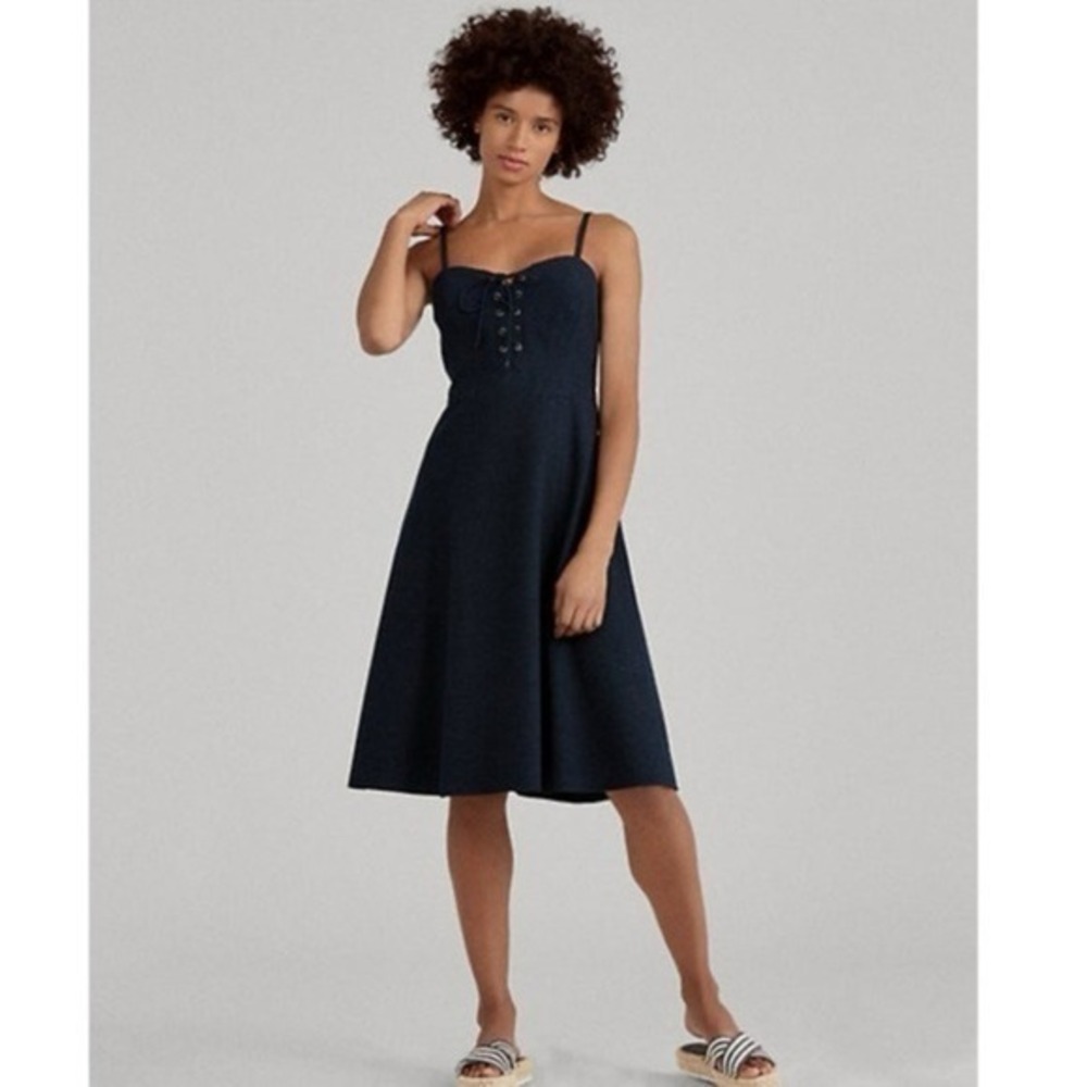 Polo by Ralph Lauren Blue A-Line Dress